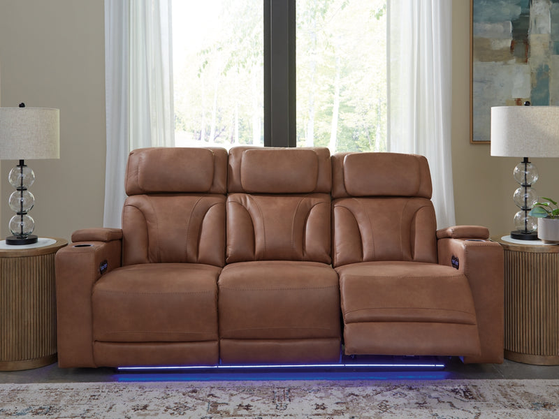 Sofá reclinable eléctrico Point Clear con reposacabezas ajustable
