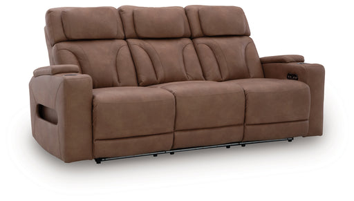 Point Clear Power Reclining Sofa with Adjustable Headrest