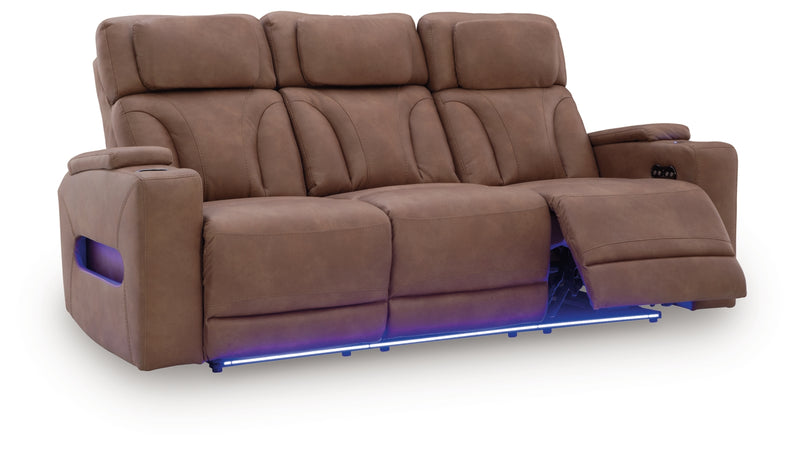 Sofá reclinable eléctrico Point Clear con reposacabezas ajustable