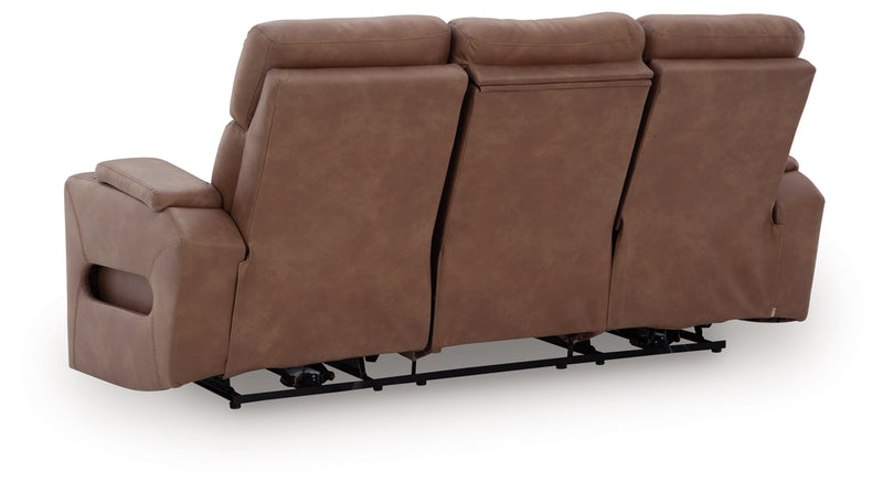 Sofá reclinable eléctrico Point Clear con reposacabezas ajustable