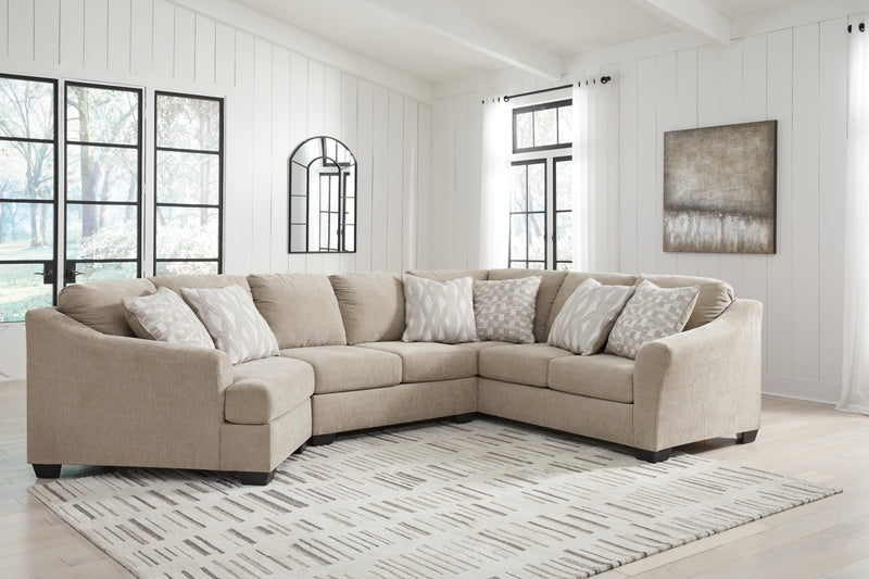Seccional de 3 piezas Brogan Bay con módulo Cuddler