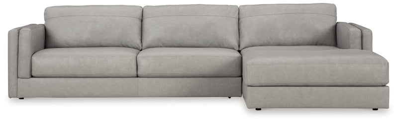 Seccional de 2 piezas Amiata con chaise longue