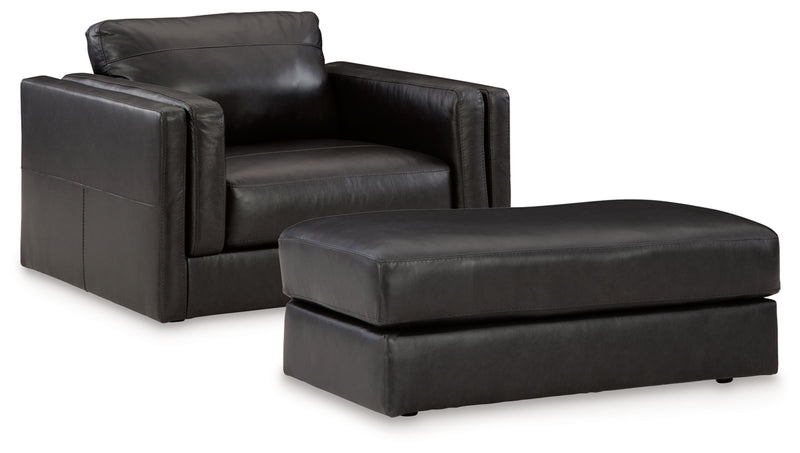 Sillón y otomana Amiata
