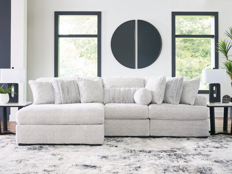 Seccional Snodoodle de 3 piezas con chaise longue