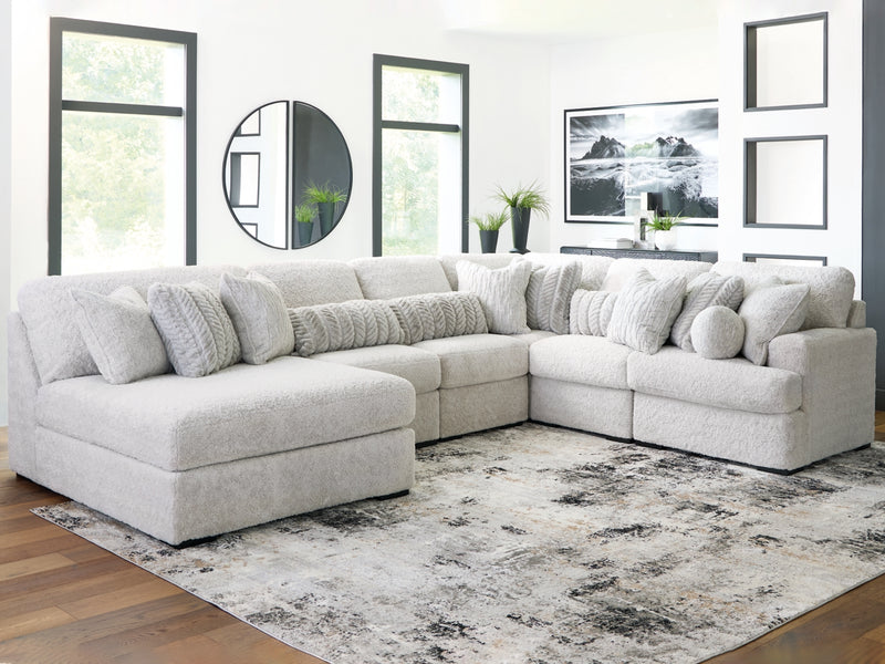 Seccional Snodoodle de 6 piezas con chaise