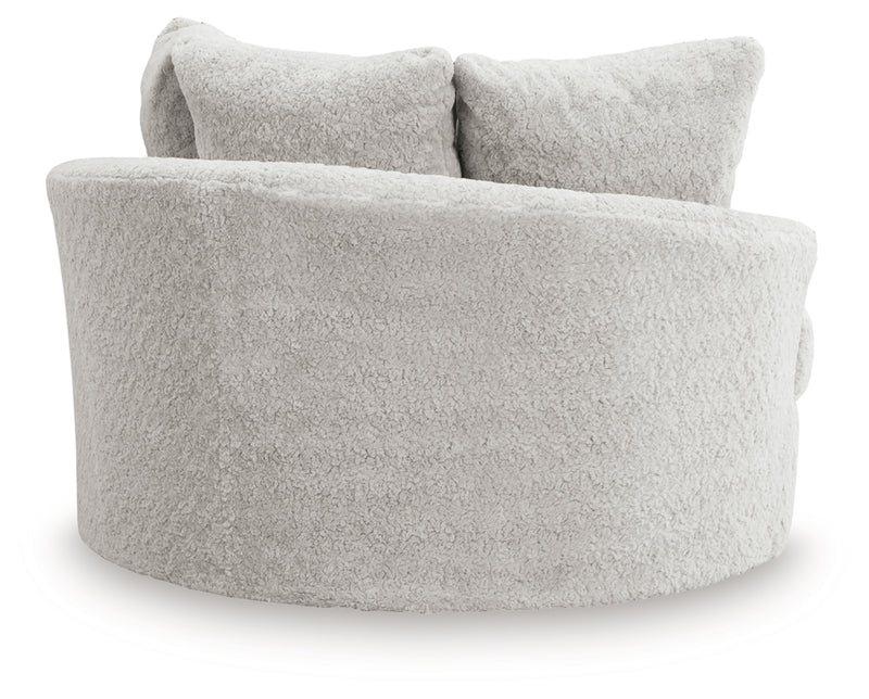 Snodoodle Oversized Swivel Accent Chair