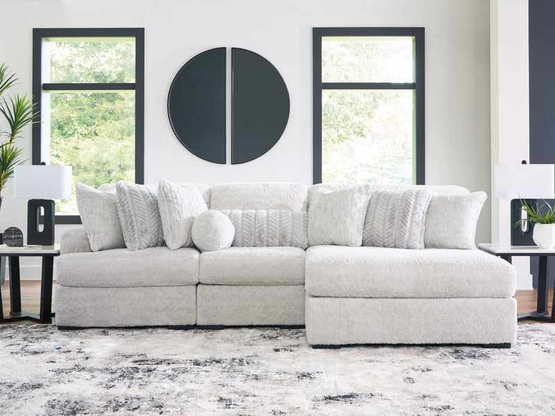 Seccional Snodoodle de 3 piezas con chaise longue