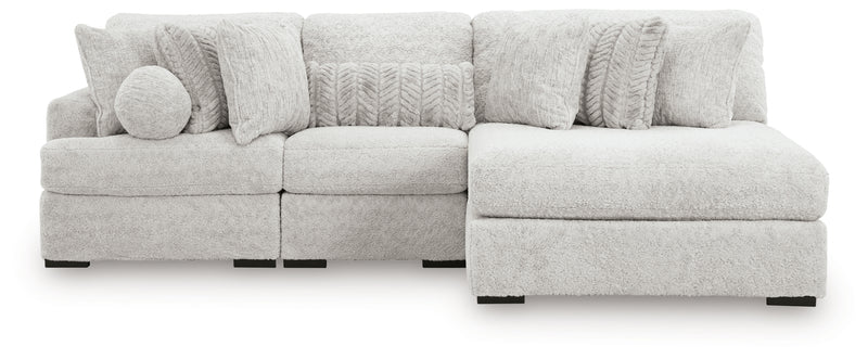 Seccional Snodoodle de 3 piezas con chaise longue