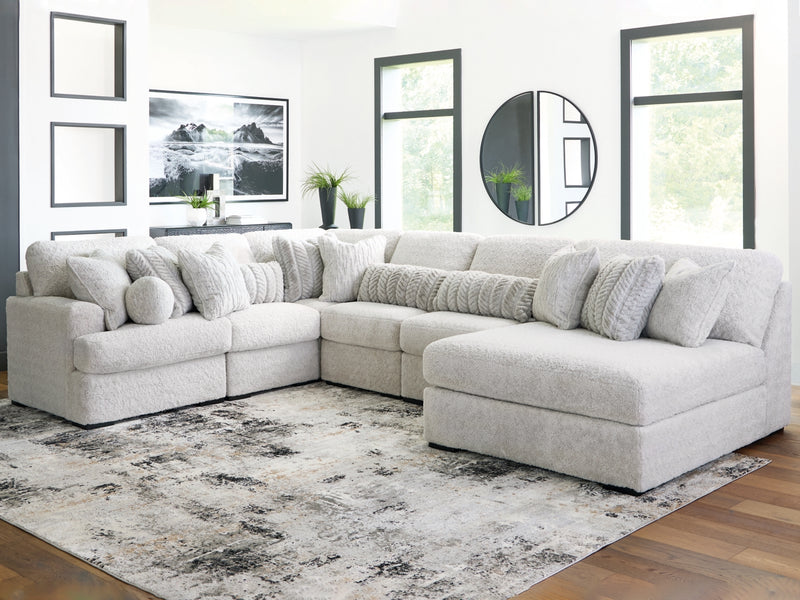 Seccional Snodoodle de 6 piezas con chaise