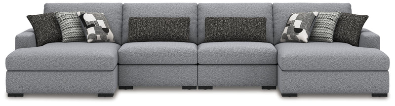 Seccional Bealton de 4 piezas con chaise doble