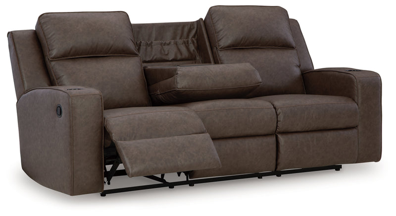 Lavenhorne Reclining Sofa w/Drop Down Table