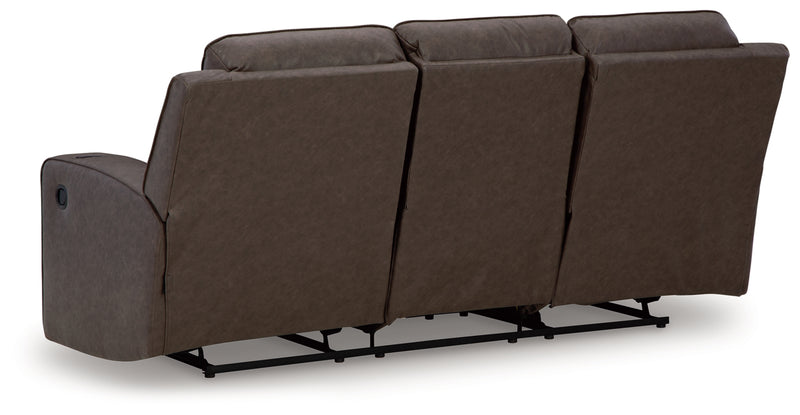 Lavenhorne Reclining Sofa w/Drop Down Table