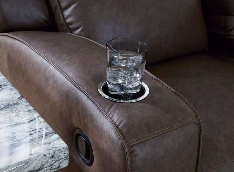 Lavenhorne Reclining Sofa w/Drop Down Table