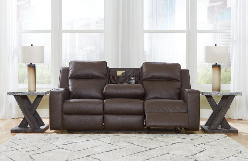 Lavenhorne Reclining Sofa w/Drop Down Table