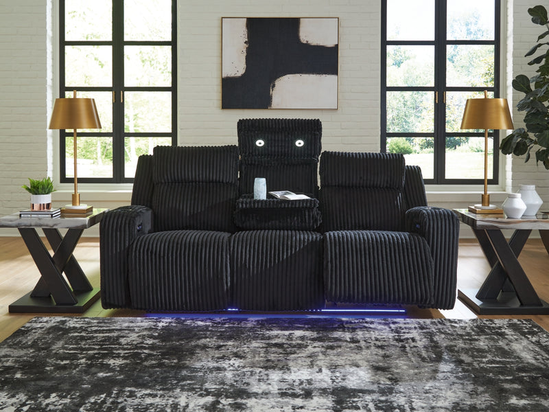 Sofá reclinable eléctrico TwinBrooke con reposacabezas ajustable