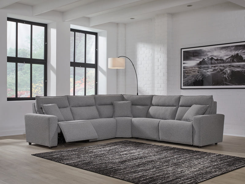Seccional reclinable eléctrico de 5 piezas Modmax II
