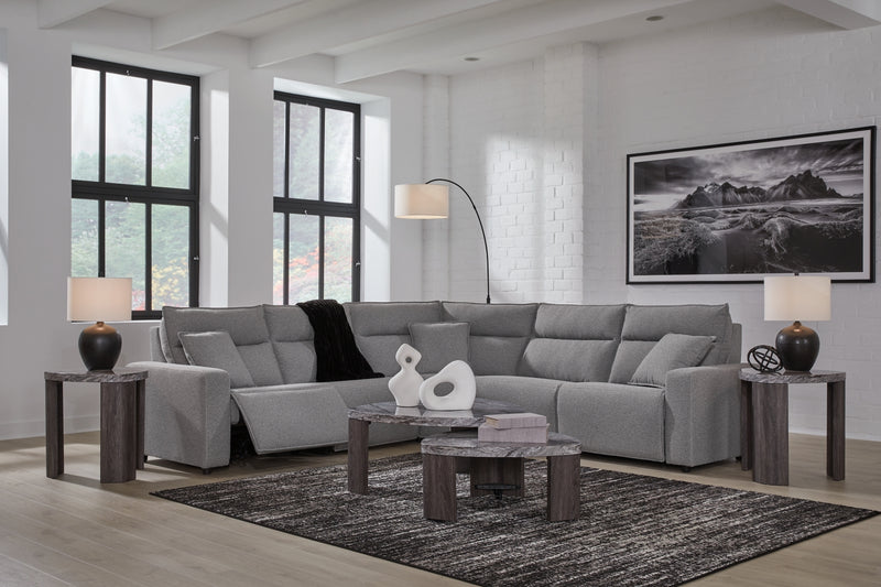 Seccional reclinable eléctrico de 5 piezas Modmax II