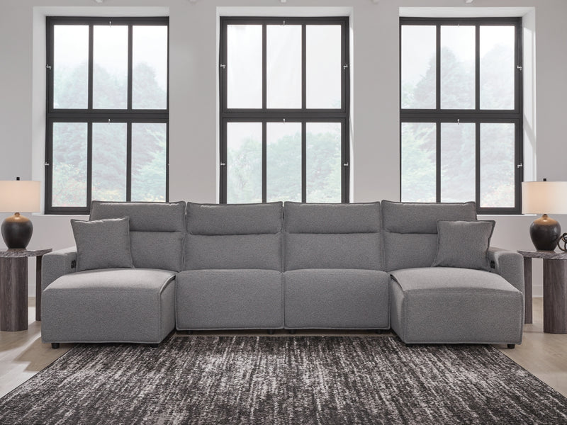 Modmax II 4-Piece Power Reclining Sectional with Chaise