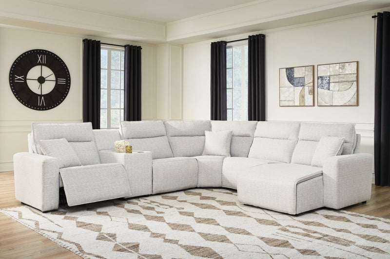 Seccional reclinable Modmax II de 6 piezas con chaise