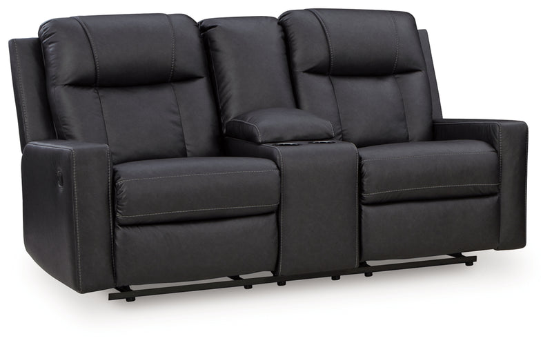 Mackmenville DBL Reclining Loveseat w/Console
