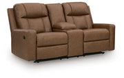 Mackmenville DBL Reclining Loveseat w/Console
