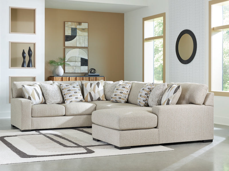 Seccional de 4 piezas Laurelgrove con chaise longue