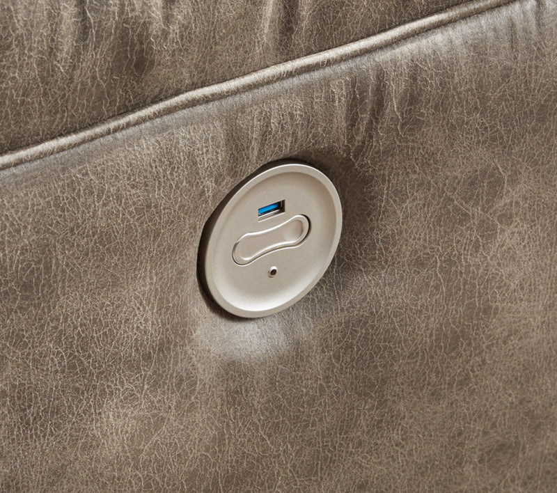 Seccional reclinable eléctrico de 3 piezas Ravenel