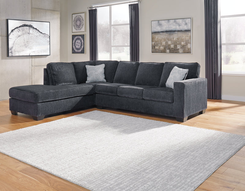 Seccional reclinable de 2 piezas Altari con chaise longue