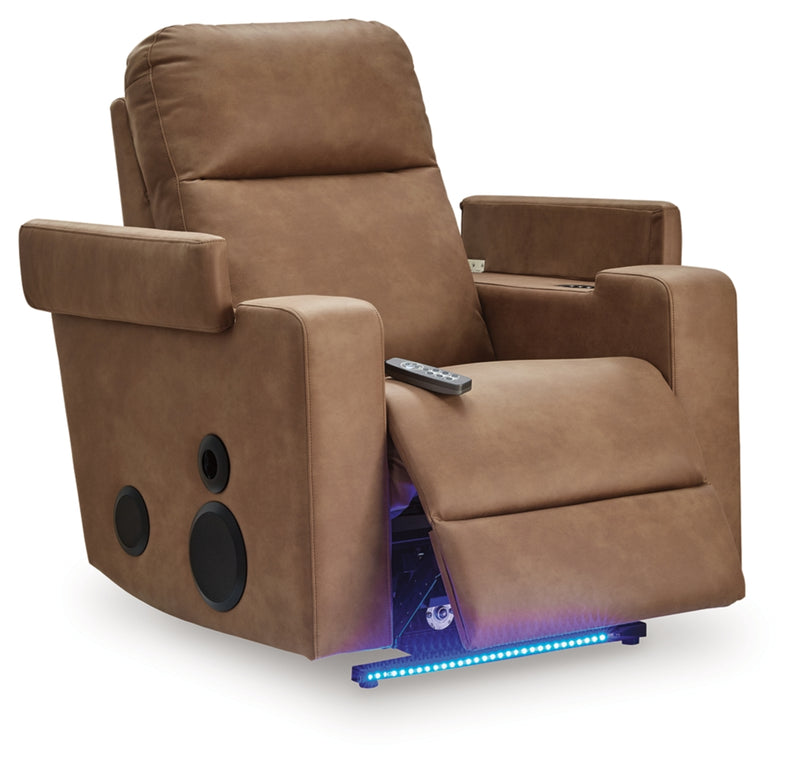Sillón reclinable eléctrico Flinlock Glider con sistema de audio