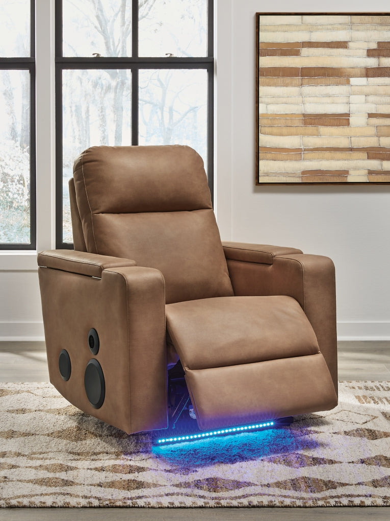 Sillón reclinable eléctrico Flinlock Glider con sistema de audio