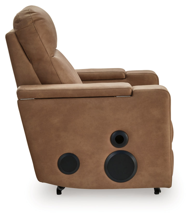 Sillón reclinable eléctrico Flinlock Glider con sistema de audio