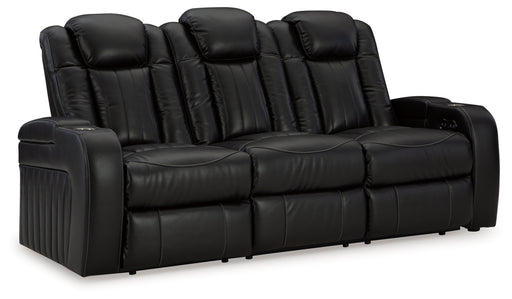 Caveman Den Power Reclining Sofa with Adjustable Headrest
