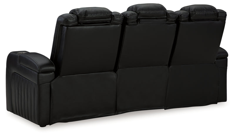 Sofá reclinable eléctrico Caveman Den con reposacabezas ajustable