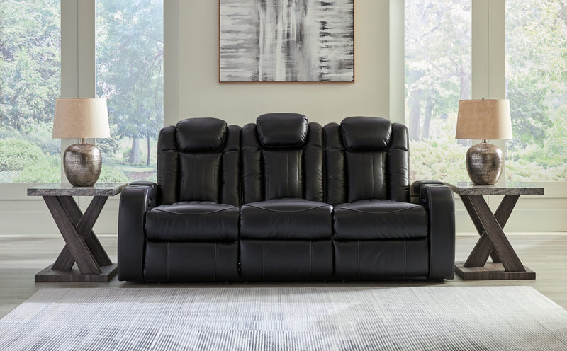 Sofá reclinable eléctrico Caveman Den con reposacabezas ajustable
