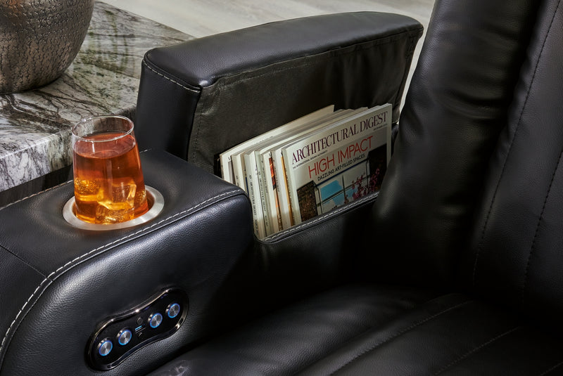 Sillón reclinable eléctrico con reposacabezas ajustable Caveman Den