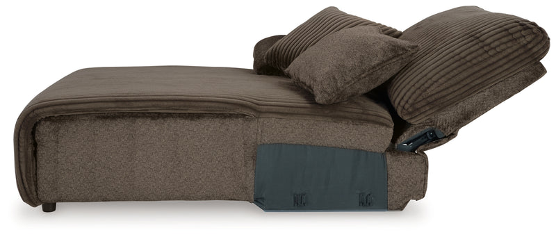 Seccional reclinable de primera línea de 4 piezas con chaise longue