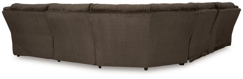 Seccional Reclinable de Primera Clase de 6 Piezas con Chaise