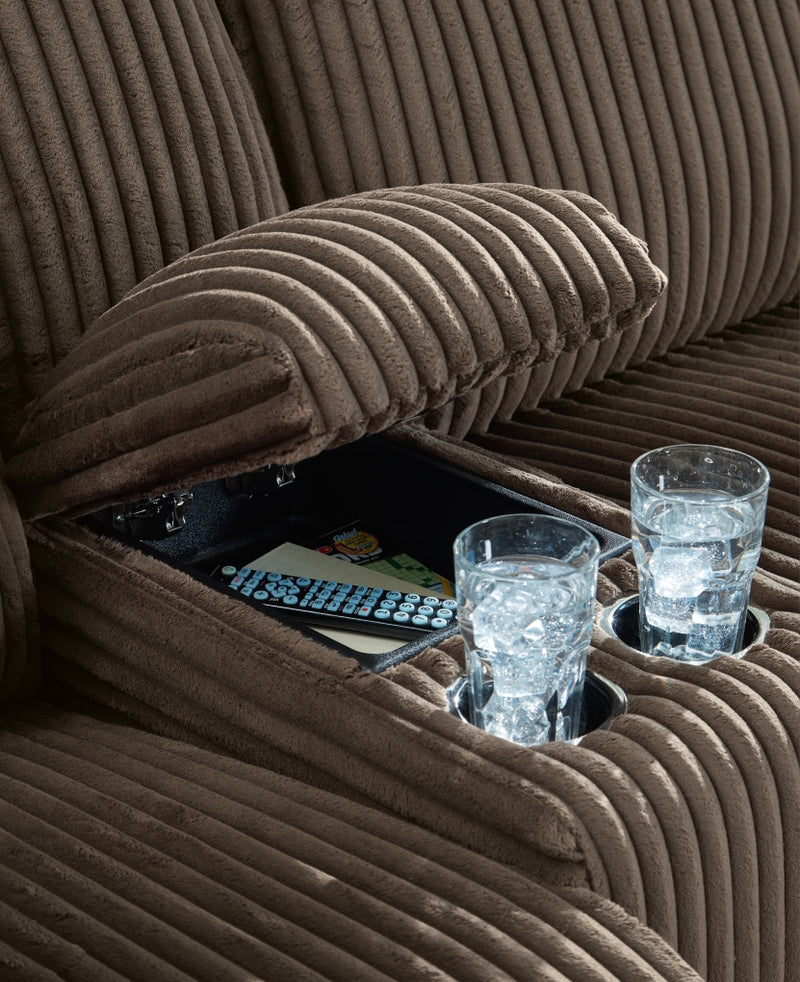 Seccional Reclinable de Primera Clase de 6 Piezas con Chaise