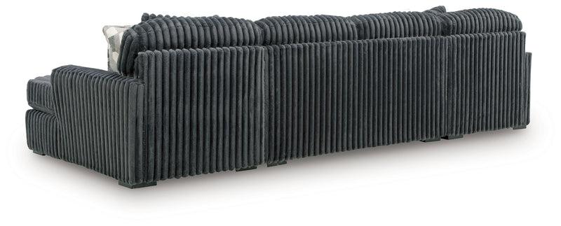 Sofá seccional de 3 piezas con doble diván Midnight-Madness