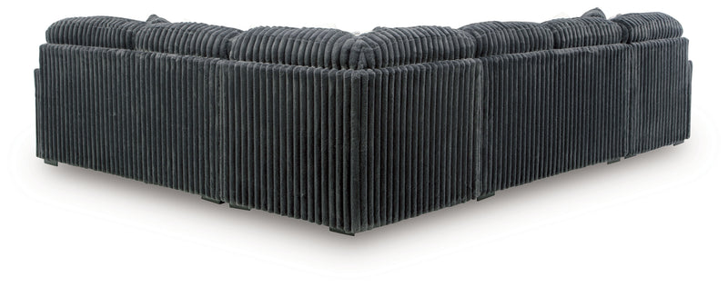 Seccional de 4 piezas Midnight-Madness con chaise longue