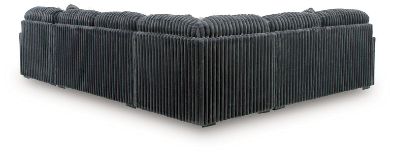 Seccional de 4 piezas Midnight-Madness con chaise longue