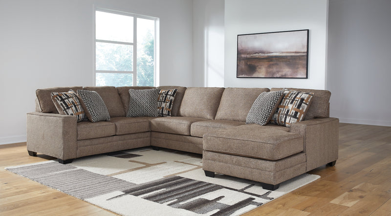 Seccional Cannonbrook de 3 piezas con chaise longue