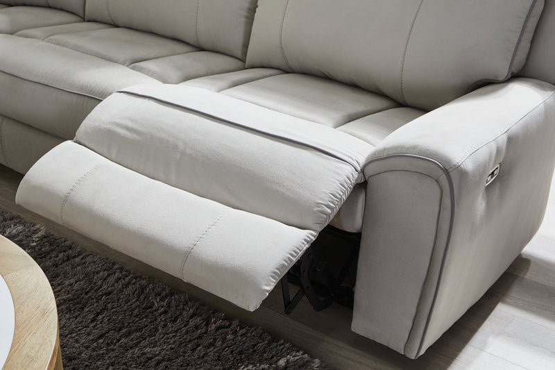 Seccional reclinable eléctrico Grafton Pike de 5 piezas