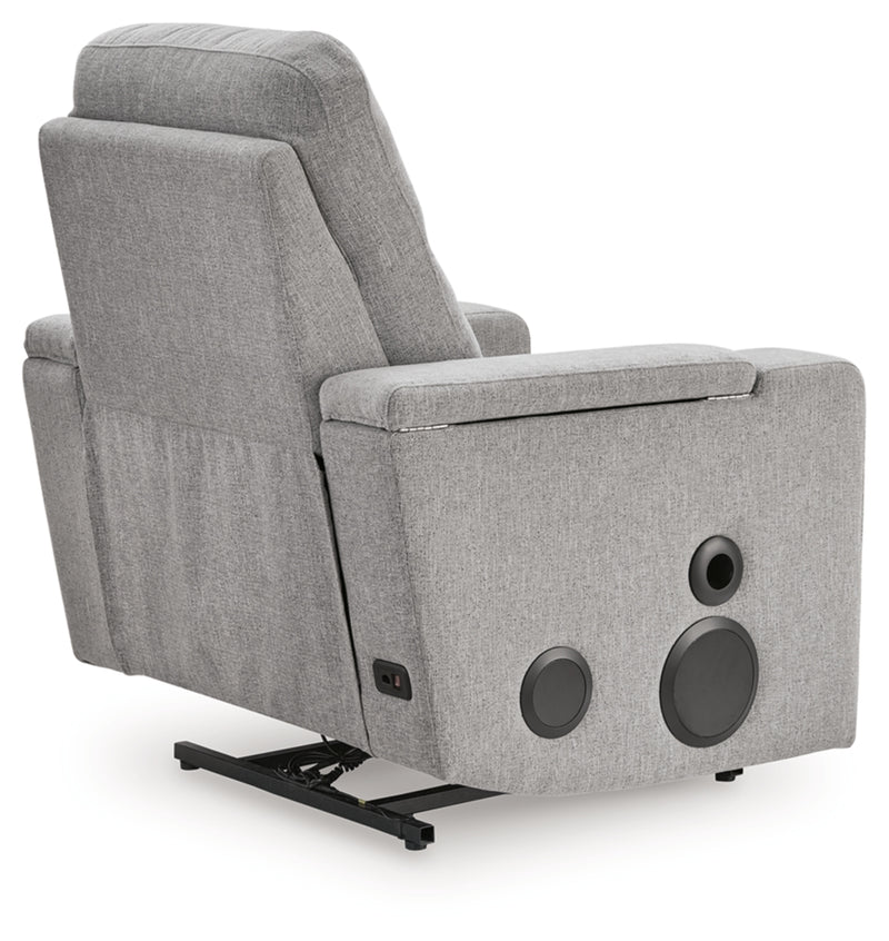 Sillón reclinable Landdin Glider Power con sistema de audio