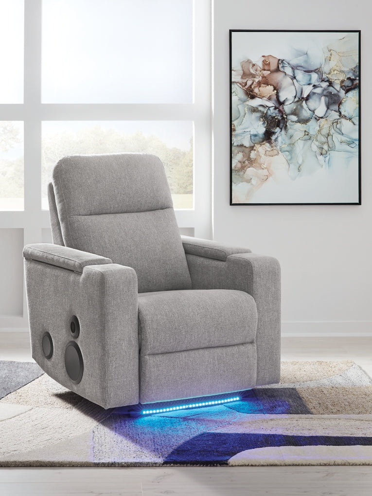 Sillón reclinable Landdin Glider Power con sistema de audio