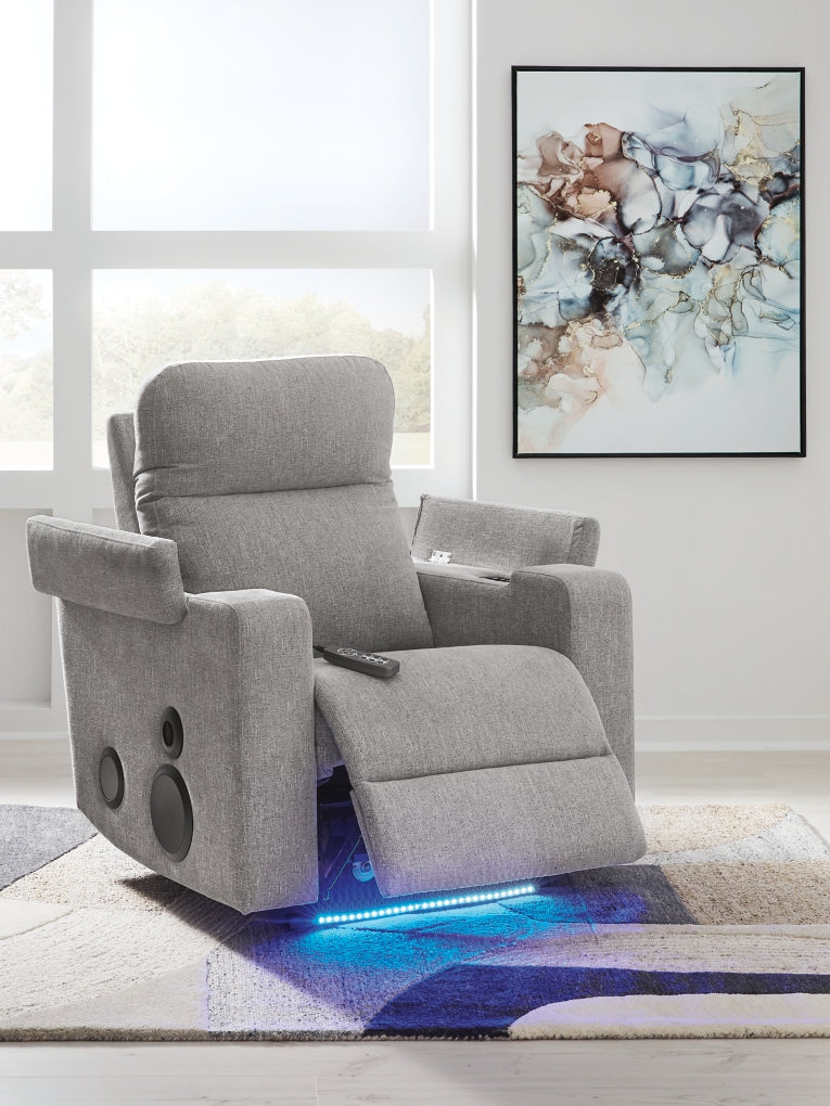 Sillón reclinable Landdin Glider Power con sistema de audio