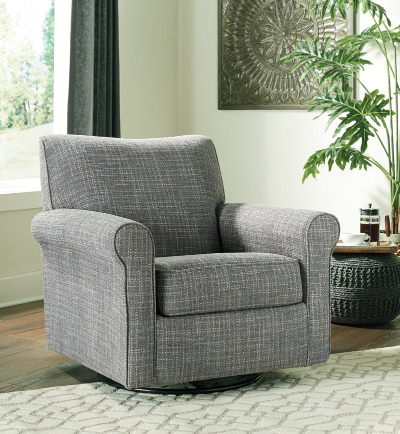 Sillón decorativo Renley giratorio y reclinable