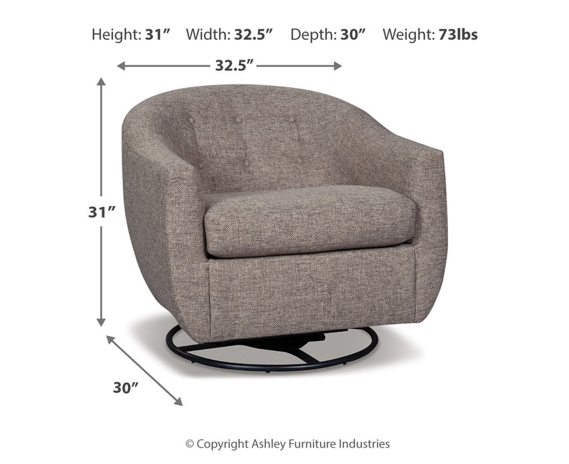 Sillón Accent Giratorio y Reclinable Upshur