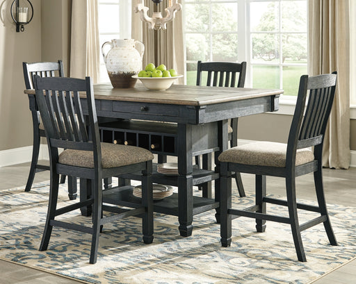 Tyler Creek Dining Set (Up to 6 Barstools)