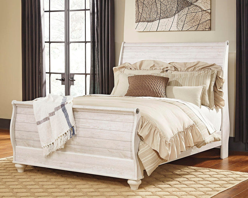 Willowton Sleigh Bed